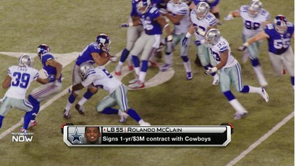 Rolando McClain, Cowboys reach one-year contract
