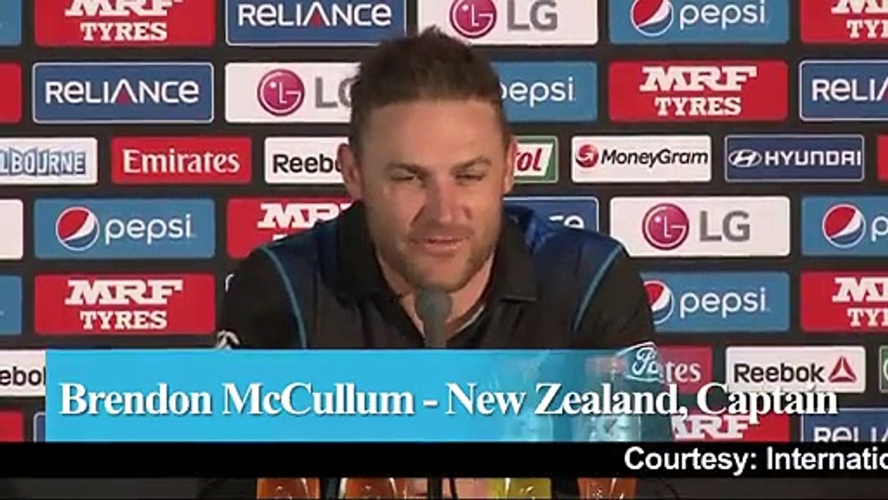 2015 WC AUS vs NZ McCullum wants to lift WC trophy - Video Dailymotion