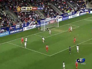 Gol Costa Rica 0 - Estados Unidos 3