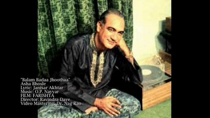 DR. NAG RAO PRESENTS MEENA KUMARI STARRER ON 43rd DEATH ANNIVERSARY: FARISHTA: "BALAM BADA"