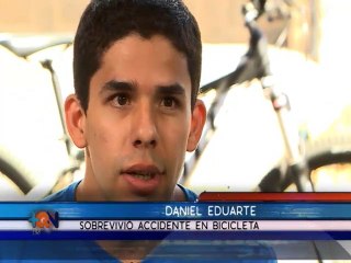 Joven ciclista sobrevivió a un accidente que lo dejó en coma por 22 días