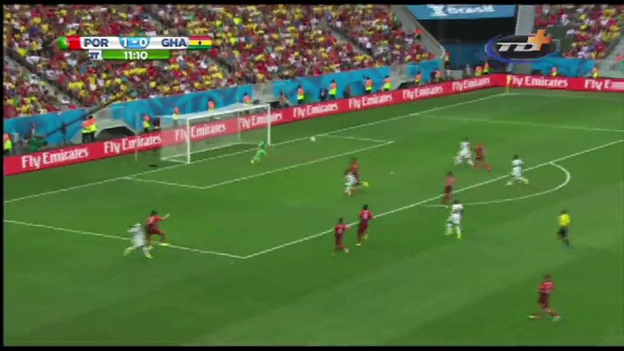 Gol Portugal 1 - Ghana 1