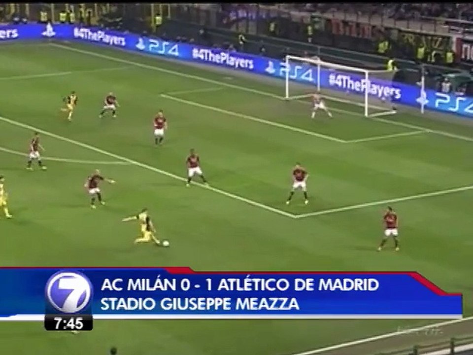 AC Milán 0 - Atlético de Madrid 1