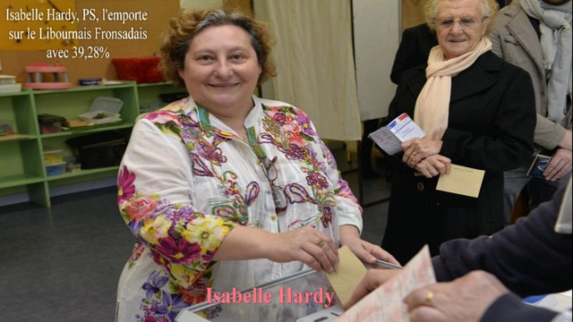 Télévision-Bordeaux-33 isabelle hardy, ps, l'emporte sur le libournais fronsadais avec 39,28% élus.movie