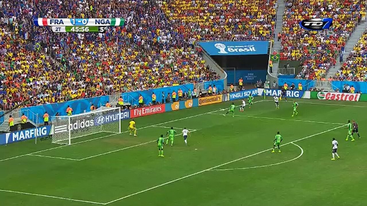 Gol Francia 2 - Nigeria 0