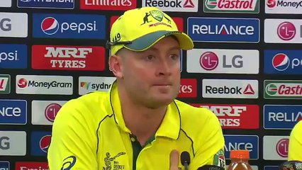 Journalist's awkward question cracks up Michael Clarke