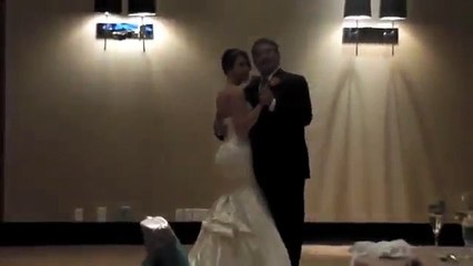 best father daughter wedding dance (dougie, wobble, stanky leg, bernie)