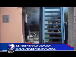 Desarticulan banda dedicada a marcaje para asaltar clientes bancarios