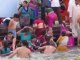 girls enjoing bath in haridwar- ganges