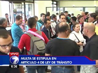 Choferes que no cambiaron placa terminada en uno se exponen a multa