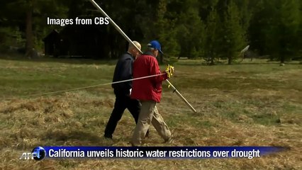 California unveils historic water restrictions over drought