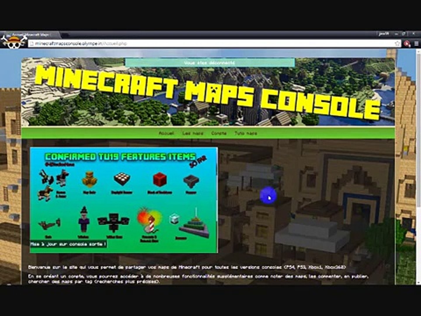 tuto comment instaler des map minecraft ps3 + ps4 - video Dailymotion