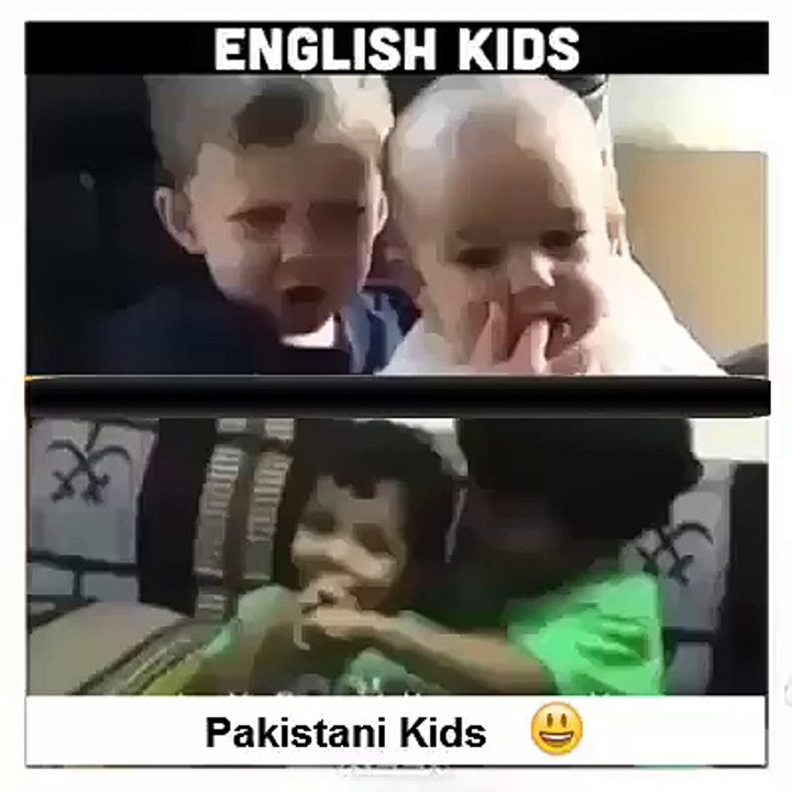 Difference Of English Kids And Pakistan's Kids