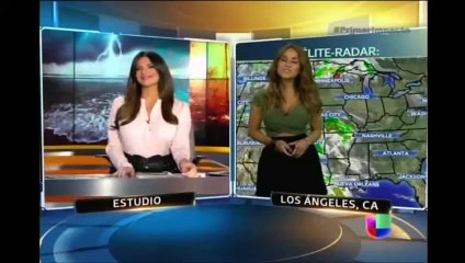 Jackie Guerrido Hot Green Top 4-1-15