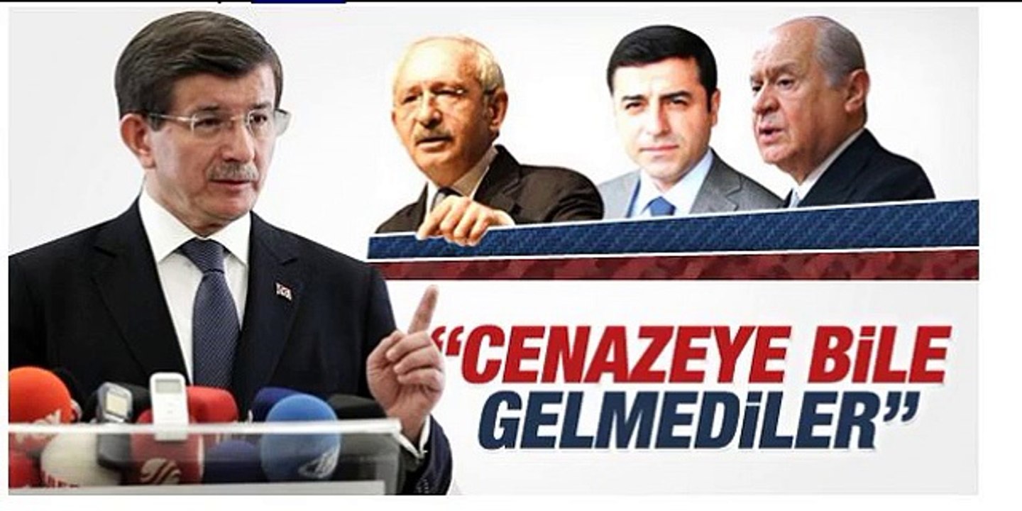 Başbakan Davutoğlu'ndan muhalefete sert eleştiri