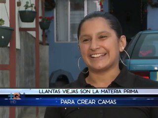 Con las llantas que nadie quiere ella creo el negocio que cualquiera desea