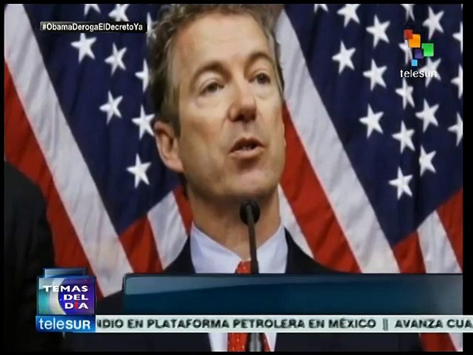 EEUU: pide senador republicano Rand Paul recortar la ayuda a Palestina