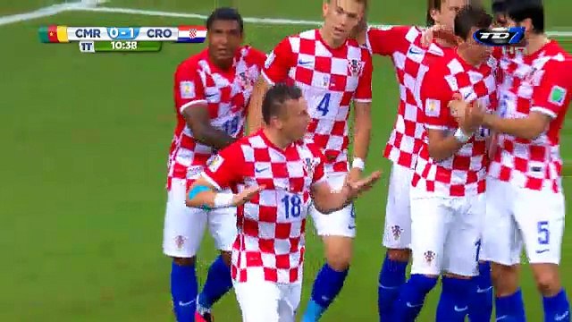 Gol: Croacia 1 - 0 Camerún