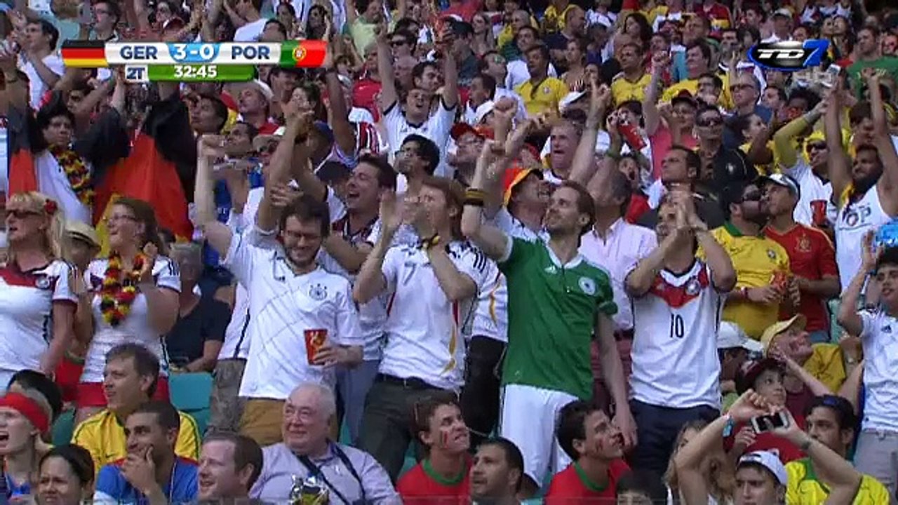 Gol Alemania 4 - Portugal 0