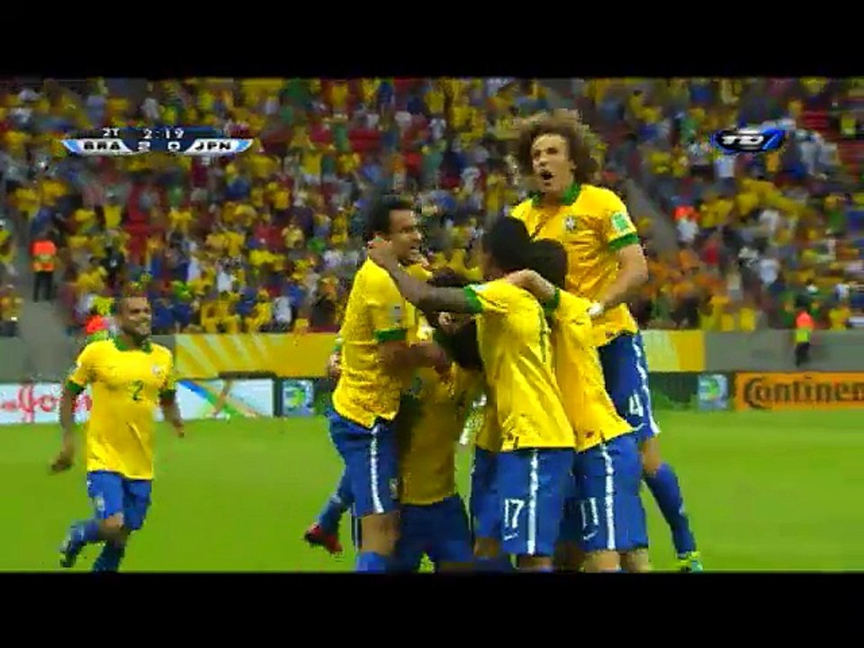 Gol Brasil 2 - Japón 0