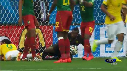 Neymar fue la chispa detrás de la victoria brasileña ante Camerún