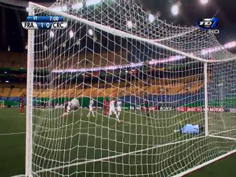 Goles Francia 4 - Costa Rica 0