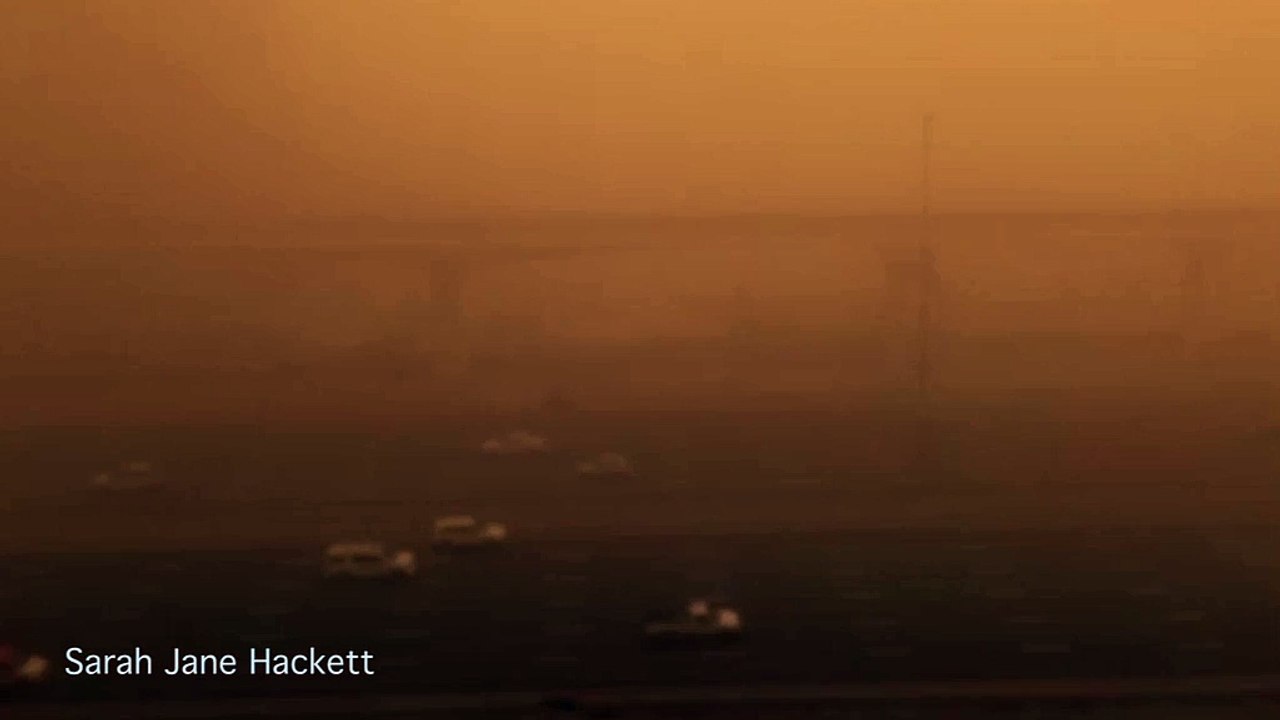 Major sandstorm sweeps through