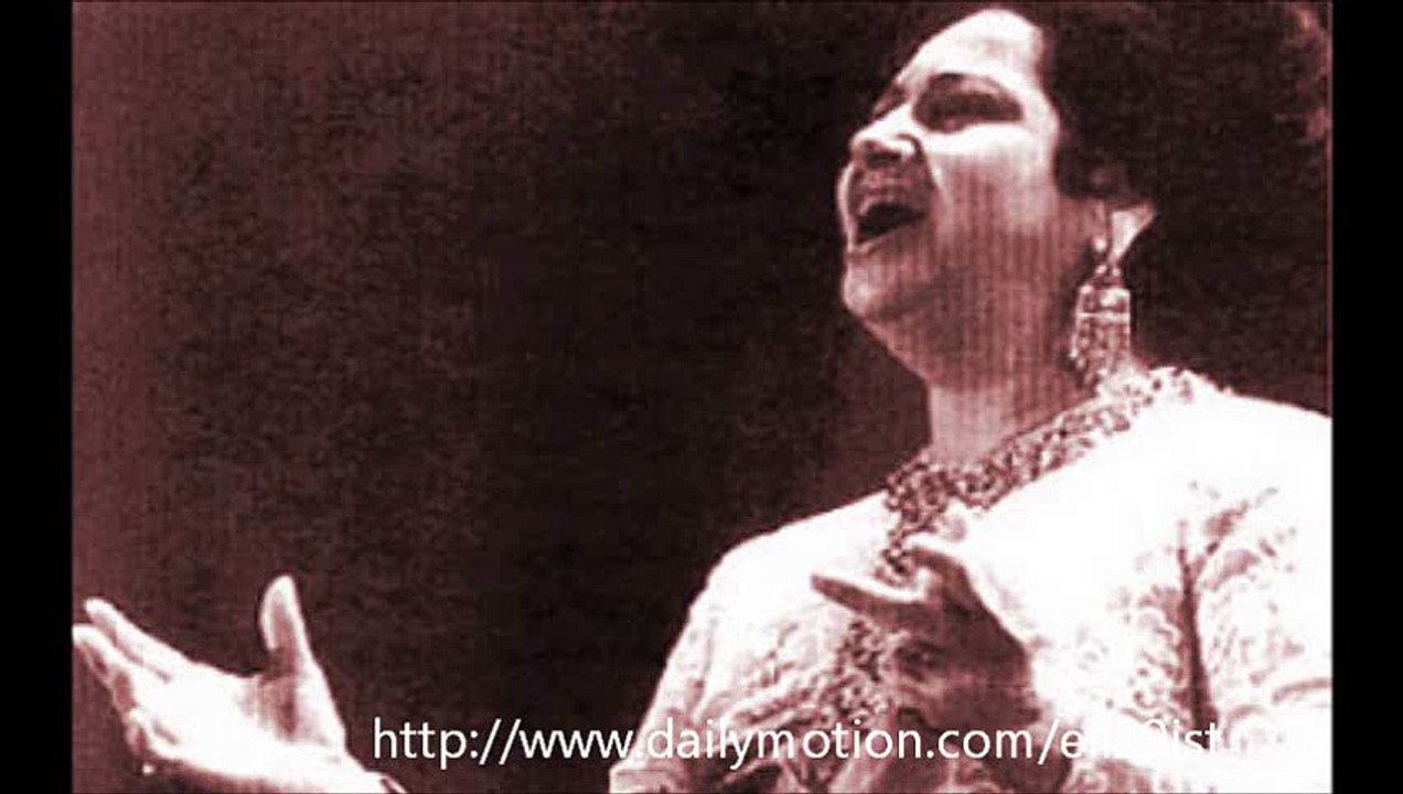 أم كلثوم في أغنية فكروني - كاملة ورعة ونادرة  Umm Kulthum - Fakkarouni