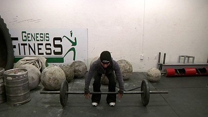 Axle Deadlift Lower Back Exercise for Women