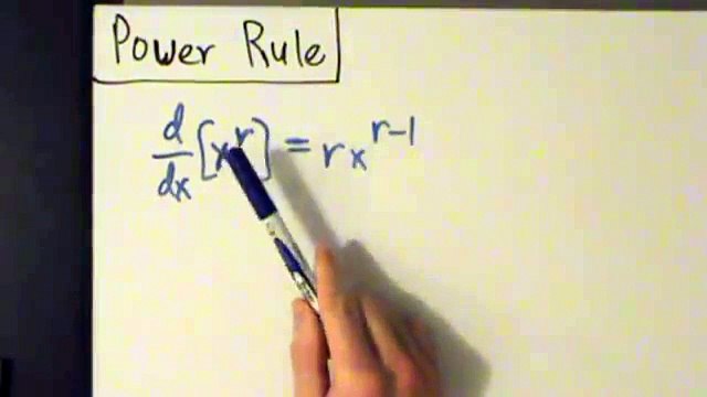 Calculus I - Derivatives - Power Rule (for all real exponents) - Proof and Example 1