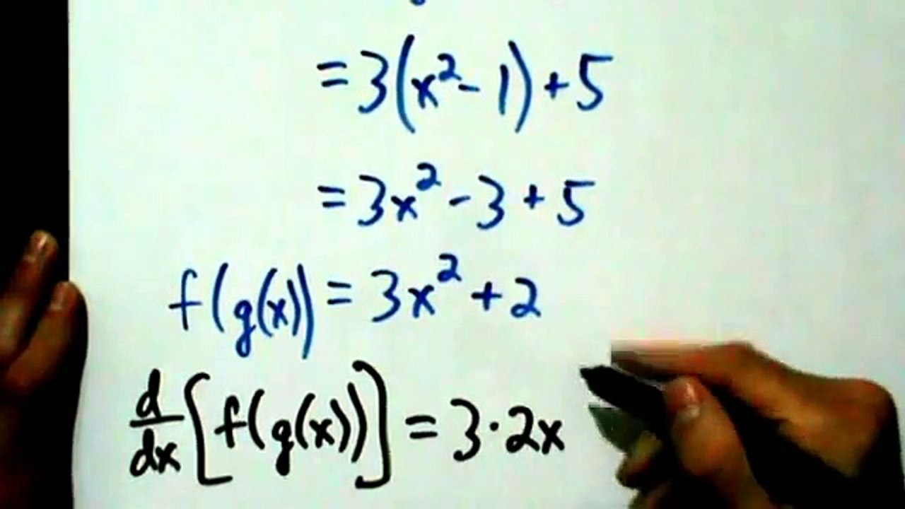 Calculus I - The Chain Rule - Part 1 of 3 - Introduction and Informal Explanation