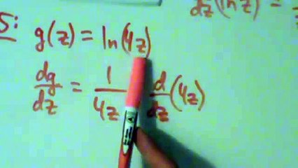 Calculus I - Chain Rule - Example 5 of 10