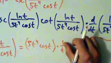 Calculus I - Chain Rule - Example 9 of 10