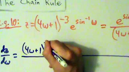 Calculus I - Chain Rule - Example 10 of 10