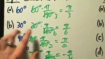 Trigonometry - Foundations - Converting Between Degrees and Radians - Lots of Examples