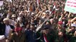 Thousands demonstrate against Saudi-led airstrikes in Yemen