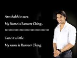 My Name Is Ranveer Ching Lyrics With English Translation  - Arijit Singh & Ranveer Singh (Rap)