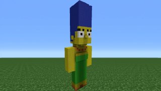 Minecraft Tutorial: How To Make Marge Simpson
