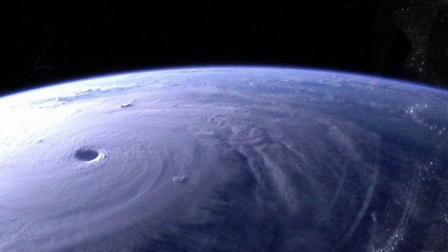 Space station captures spectacular images of Typhoon Maysak