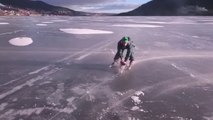 Chainsaw Ice skating
