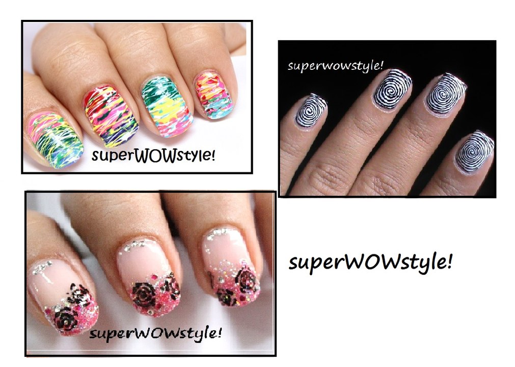 3 Toothpick Nail Designs !!! - Nail Designs Without Tools / Nail art using toothpick