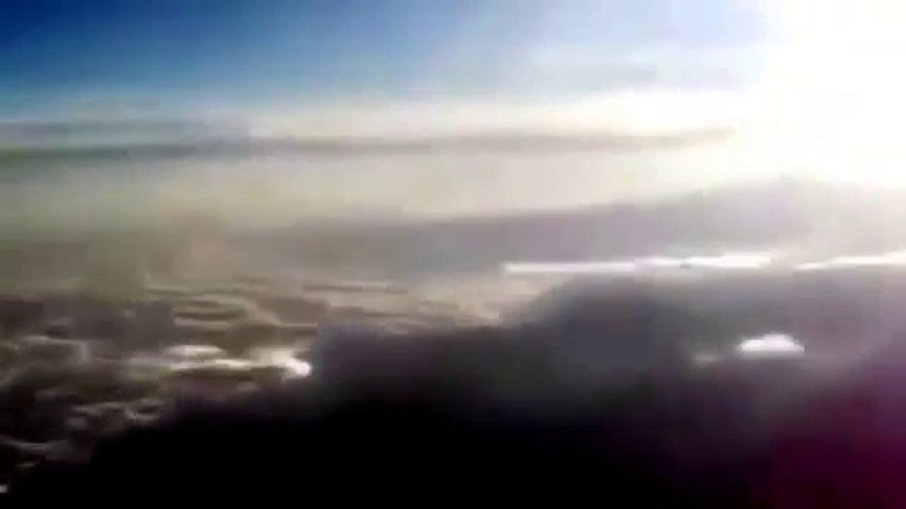 بالفيديو.. اللحظات الأخيرة لركاب #الطائرة_الألمانية