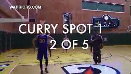 Shooting Contest- Curry vs. Coach Jackson - YouTube