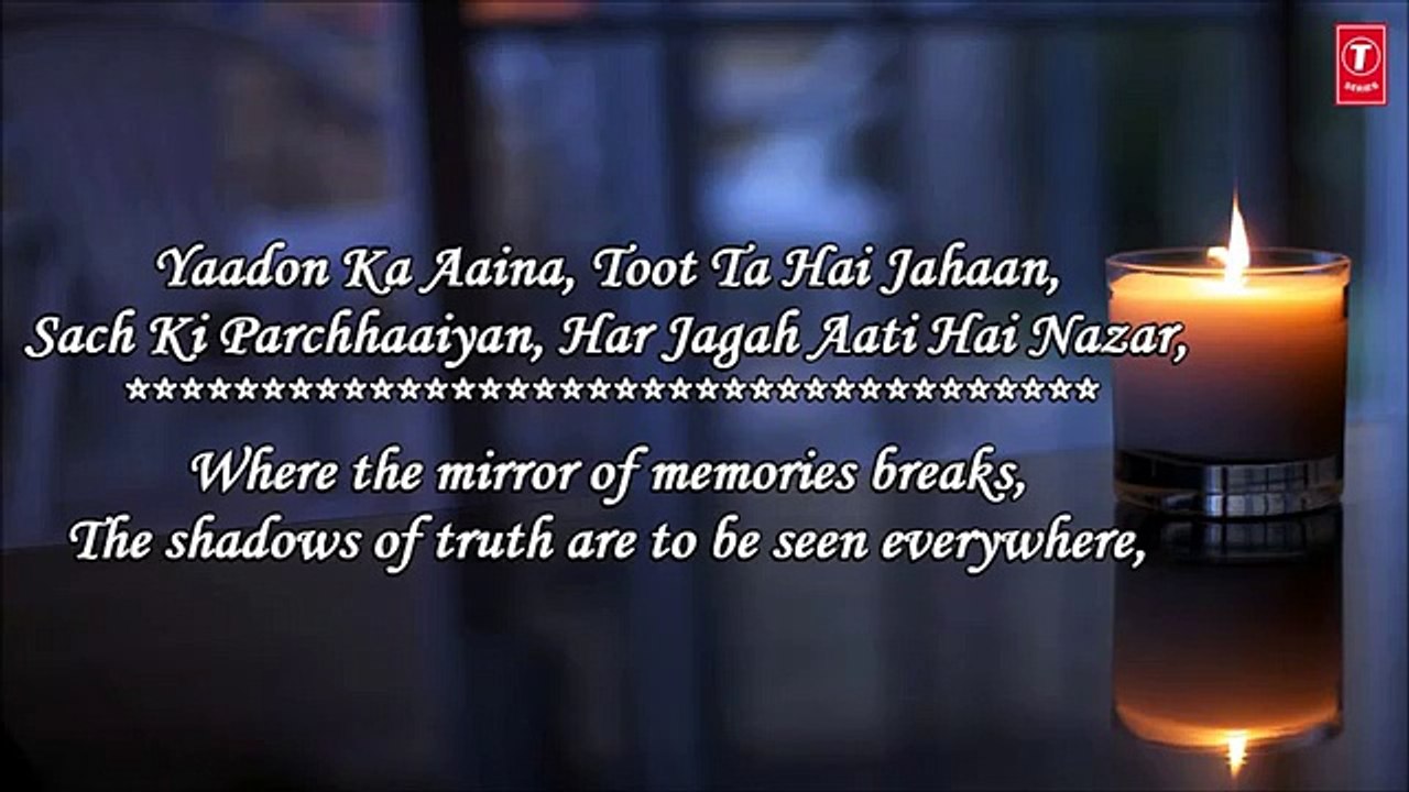 Sheeshe Ka Samundar - Ankit Tiwari Lyrics Wth English Translation - The Xpose (2014)