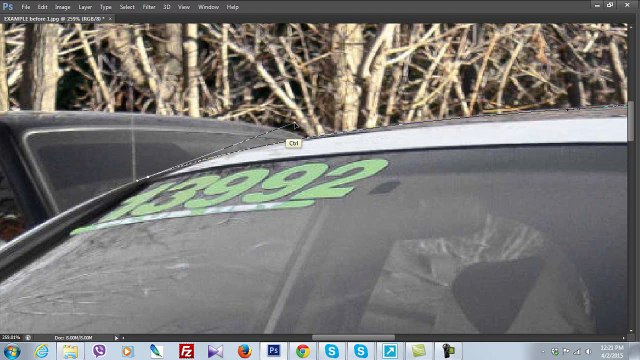 How to change background in adobe photoshop cs6