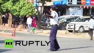 MOONWALKING traffic cop the next Michael Jackson by runwal forests complaints