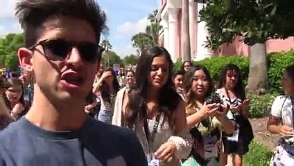 BETHANY MOTA INTERVIEW CRASHED BY FANS at PLAYLIST LIVE! - YouTube