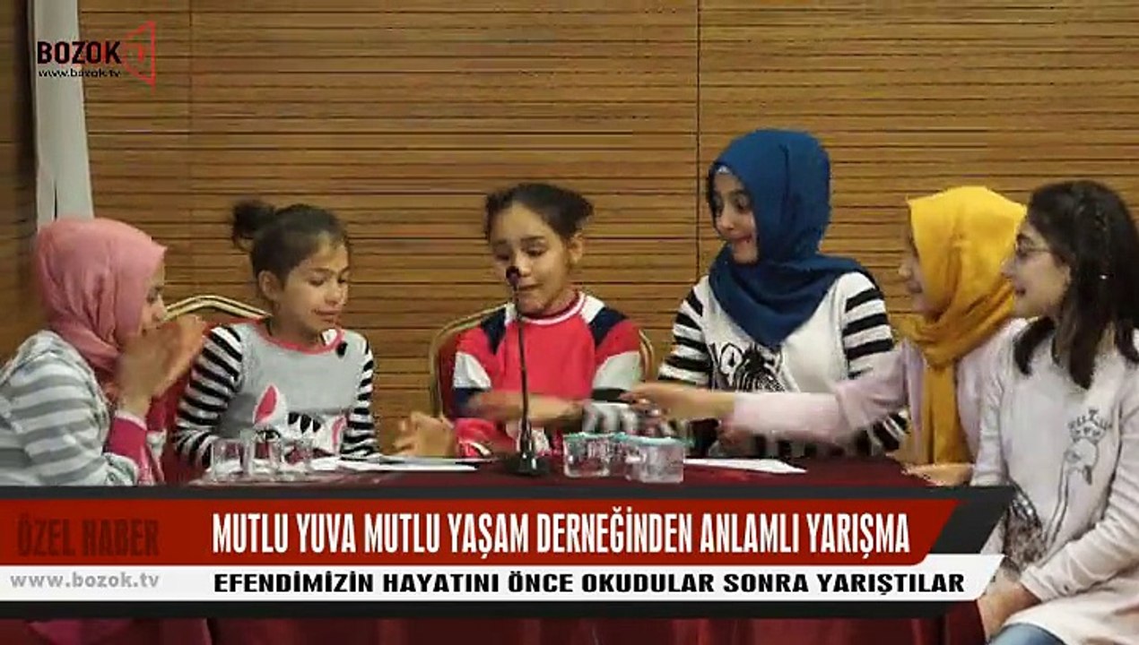 EFENDİMİZİN HAYATINI ÖNCE ÖĞRENDİLER SONRA YARIŞTILAR
