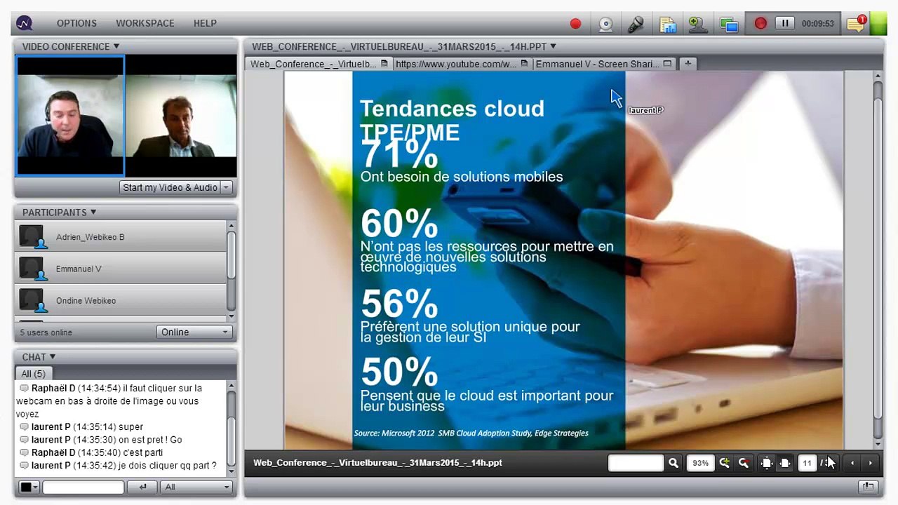 Web Conférence ATN+ avec Virtuel Bureau  Le DaaS