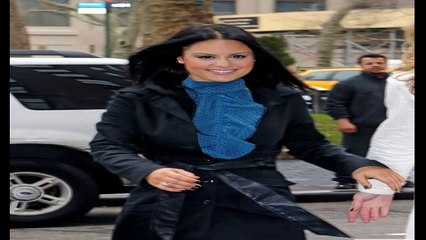 Pia Toscano Leaving ‘Live! with Regis and Kelly’ in NYC Full HD Video